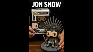 #jonsnow  on the #ironthrone 👑🔥 | #gameofthrones #funkopop Unboxing #shorts #shortvideo #shortsfeed 