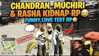 Chandran & Muchiri Rasha - നെ  kidnap ചെയ്തു 🤣 | Funny Love Test RP ❤️😂