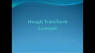 Hough transform sum with complete explanation