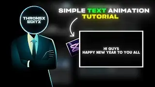 Simple Text Animation Tutorial On Capcut Mobile.