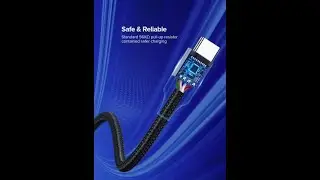 Mylikes L-200 Fast Charging Data Cable, 33W  Metal USB Shielded Data Cable, 1M length Un breakable