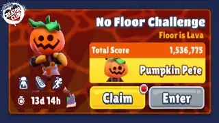 New Floor is Lava 🌋 Challenge : Unlock Pumpkin Pete 🎃 on Subway Surfers Haunted Hood Halloween 2024