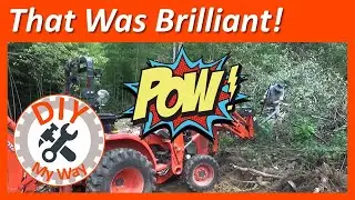 Clearing the Shop Site with my Kubota L3901 Compact Tractor - Part 2 (#9)