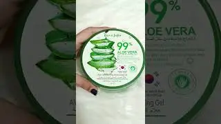 Aloe vera soothing gel for glass skin from Dubai❤️ #bestskincare #glassskin #dubai #aloeveragel