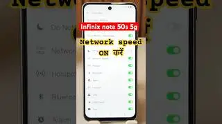 Infinix note 50s 5g phone me network speed ko on karen #infinixnote50s5g  #infinixnote50s #netspeed
