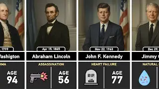 Death Reasons of US Presidents | Age of Death