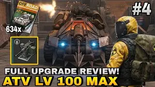 HOW TO MAX ATV UPGRADE TO LEVEL 100‼️|| LAST DAY ON EARTH || GARAGE MAX UPGRADE ATV FULL REVIEW‼️