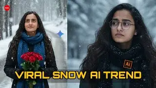Instagram Viral Snow Photo Editing 100% Free 🔥 | Instagram Trending Snowfall Photo Kaise Banaye