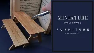 Miniature dollhouse Furniture | using popsicle stick | Subtitles in English|VJ