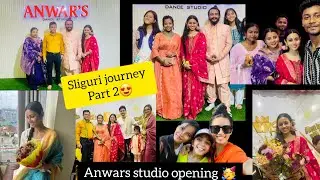 Anwar&rsquo;s studio opening🤩Siliguri journey part2😍@debparnagoswami. @anwarsstudio2369 #dance #best