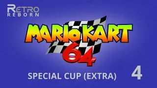 Mario Kart 64 (N64) - Special Cup (Extra) 4 - Rainbow Road