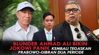 BLUNDER AHMAD ALI BIKIN JOKOWI PANIK. KEMBALI TEGASKAN PRABOWO-GIBRAN DUA PERIODE