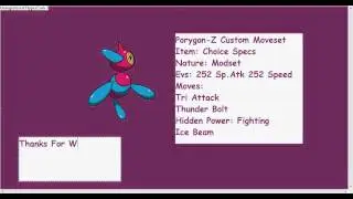 Moveset 3 - Porygon-Z