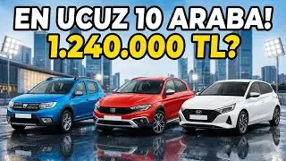 Sıfır Araba Almak İsteyenler Buraya! İşte En Ucuz 10 Model