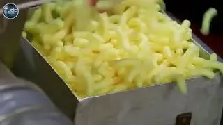 COMO &Eacute; FEITO O SALGADINHO ( CHEETOS)      #comida #salgadinho #salgados 