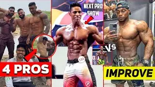 Rahul fitness next pro show || Brandon hendrickson beat erin banks.. 4 ifbbpros
