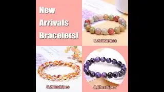 New crystal bracelets now! Wholesale factory price here - contact us for more!