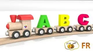 Apprendre l'alphabet en fran&ccedil;ais Le train et l&rsquo;alphabet Dessin anim&eacute; pour les petits
