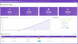 Beauty Salon Management System in PHP MySQL Project - Full Demo + Source Code