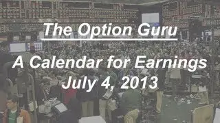 A Calendar for Earnings