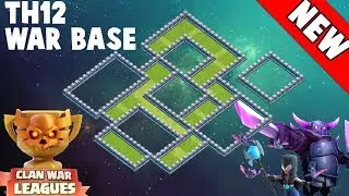 NEW TH12 WAR BASE (Layout) TH12 Clan War Leagues 2018 Best War Base