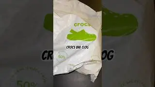 Unboxing Crocs Bae Clog #unboxing #baeclog #crocs #shorts #fyp #asmr