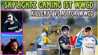 Skylightz Gaming 1st WWCD | Streamers Reaction 🔥 | DRS KillerYT vs SG AJ for WWCD | Clash with kvn