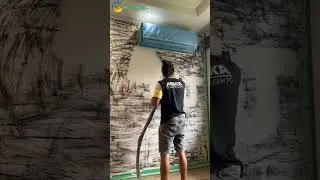 WALL SANDING TRICKS #wall #homedecor #india #painting #homefurnishing #viral #wallartist #wallart