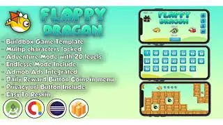 Flappy Dragon - Android Studio & Eclipse & Buildbox Game Template | Codecanyon Scripts and Snippets