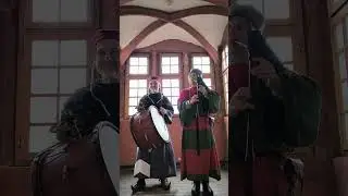 Angerspil branle ecosse Ronneburg Mittelaltermarkt Sackpfeife Dudelsack Mittelalter