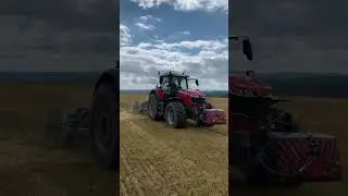 Farmet Digger 3 + MF 8740S , kypřen&iacute; kolejov&yacute;ch ř&aacute;dků #farming #farmet #masseyferguson