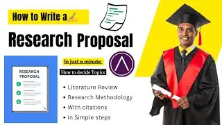 How to write a Research Proposal for PhD Admission? within a minute using AnswerThis