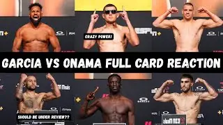UFC APEX 110 STEVE GARCIA VS DAVID ONAMA FULL CARD REACTION & BREAKDOWN!