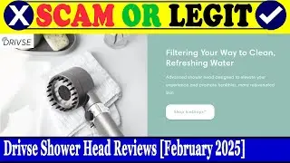 Drivse Shower Head Reviews (Feb 2025) - Is This A Legit Website? Find Out! | Scam Inspecter