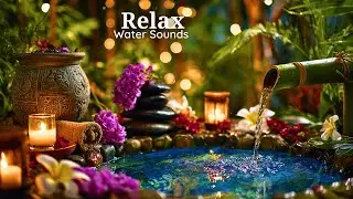 Soothing Music + Water Sounds 🍃 Relaxing Music for Stress Relief, Spa Music Relaxation, Deep Sleep