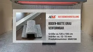 ADMS Bodenmatte - grau - verformbar