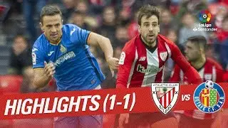 Highlights Athletic Club vs Getafe CF (1-1)