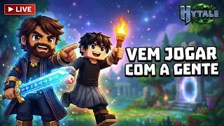 Hytale Gameplay Ao Vivo | Come&ccedil;ando a Aventura (Live Comentada)