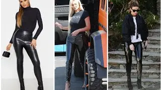 Most demanding and very classy leather latex pants designs ideas