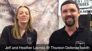 Shot Show 2012 Jeff and Heather Lacroix @ Thureon Defense