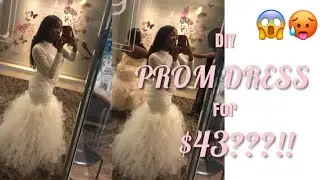 HOW I MADE MY PROM DRESS IN 2 DAYS (only $40!)