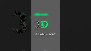 3D Animated text. Autodesk Maya tutorial