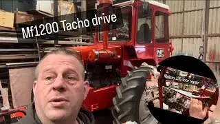 Ремонт двери Massey 135, устранение неполадок с приводом тахометра для MF1200.