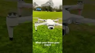 When your Drone goes stupid #drone #fool #mad