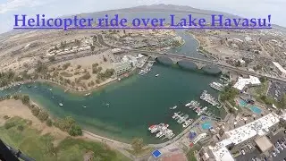 Optic Helicopter Ride over Lake Havasu Channel and Copper Canyon! (Filmed with GoPro 360!)