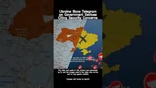 Ukraine Bans Telegram on Government Devices Citing Security Concerns #new #shorts