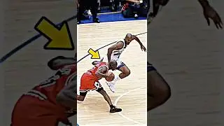 Did MJ Really Push off Byron Russell 🤔 #shorts