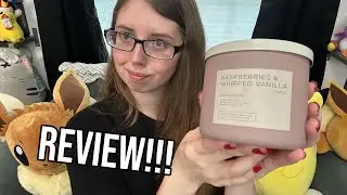 Raspberries & Whipped Vanilla Candle Review! | White Barn
