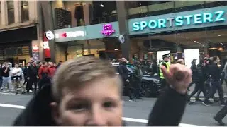 Liverpool Fans Wakes Up Glasgow