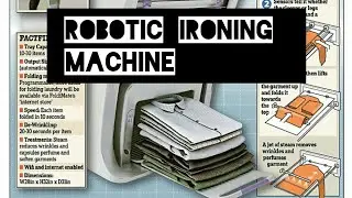 Latest Robot ironing machine,amazing functionality,very useful,job done